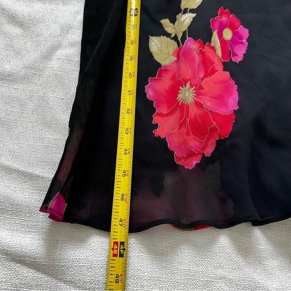 Evan Picone Black Lined Dress Size 10 - Picture 6 of 8